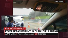 VIDEO: BREAKING NEWS! Kecelakaan Beruntun di Tol Cipularang