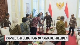 VIDEO: Pansel KPK Serahkan 10 Nama Capim ke Presiden