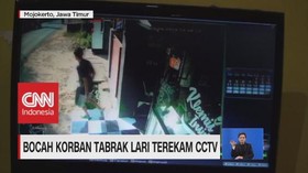 VIDEO: Bocah Korban Tabrak Lari Terekam CCTV