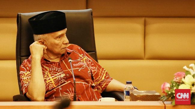 Amien Rais: Saya Masih Menahan Diri Kritik Jokowi