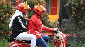 Berhelm 'Gundala', Gaspol Siap Tantang Gojek dan Grab