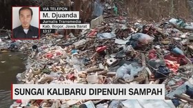 VIDEO: Sungai Kalibaru Dipenuhi Sampah