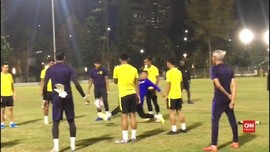 VIDEO: Jelang Lawan Indonesia, Malaysia Latihan Tertutup