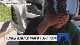 VIDEO: Remaja Menangis Saat Ditilang Polisi