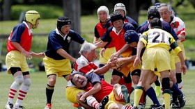 FOTO: Jepang dan Mereka yang Menua Bersama Rugby