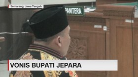 VIDEO: Bupati Jepara Divonis Tiga Tahun Penjara