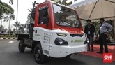 FOTO: Pameran Kendaraan Listrik Perdana di Indonesia Indonesia Electric Motor Show 2019 di gedung Balai Kartini, Jakarta, Rabu (4/9) sebagai sarana edukasi kendaraan listrik ke masyarakat.