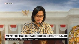 VIDEO: Menkeu Soal UU Baru untuk Insentif Pajak
