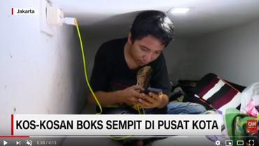 Begini Kehidupan Penghuni Kamar Kos Kotak Sempit yang Lagi Viral