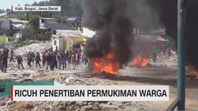 VIDEO: Ricuh Penertiban Pemukiman Warga