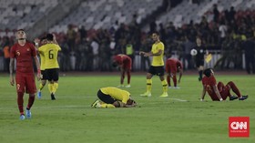 FOTO: Sempat Unggul Dua Kali, Indonesia Kalah dari Malaysia