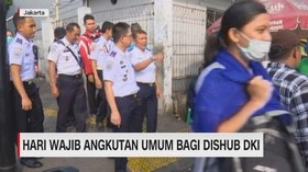 VIDEO: Hari Wajib Angkutan Umum Bagi Dishub DKI