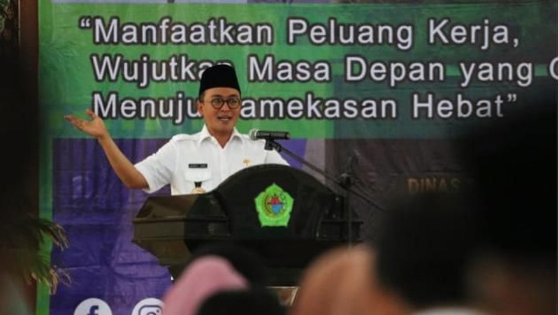 Pemerintah Kabupaten (Pemkab) Pamekasan melalui Dinas Tenaga Kerja setempat menggelar Milenial Job Fair