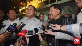 Hendropriyono Temui Prabowo di Kertanegara