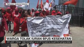 VIDEO: Warga Tolak Kenaikan Iuran BPJS Kesehatan