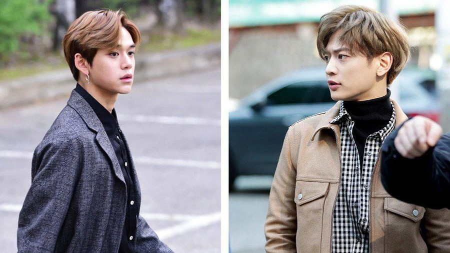 4. Lucas NCT dan Minho SHINee Enam idol K-pop berwajah mirip bak anak kembar yang sulit dibedakan