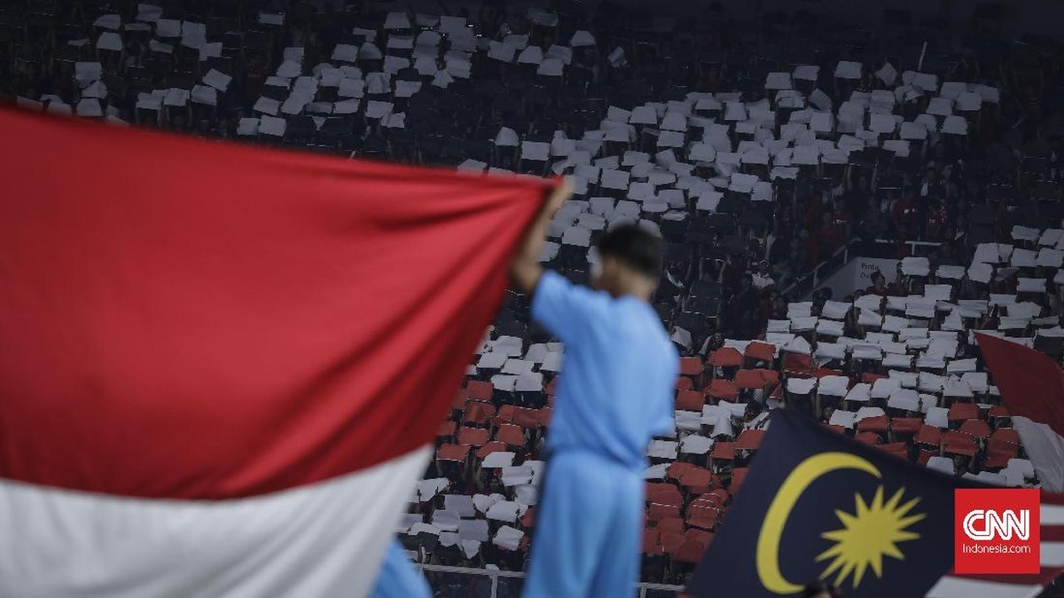 FOTO: Sempat Unggul Dua Kali, Indonesia Kalah dari Malaysia