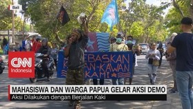 VIDEO: Mahasiswa & Warga Papua di Bali Gelar Aksi Demo