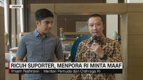 VIDEO: Ricuh Suporter, Menpora RI Minta Maaf