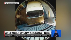 VIDEO: Aksi Koboi Oknum Anggota Polisi