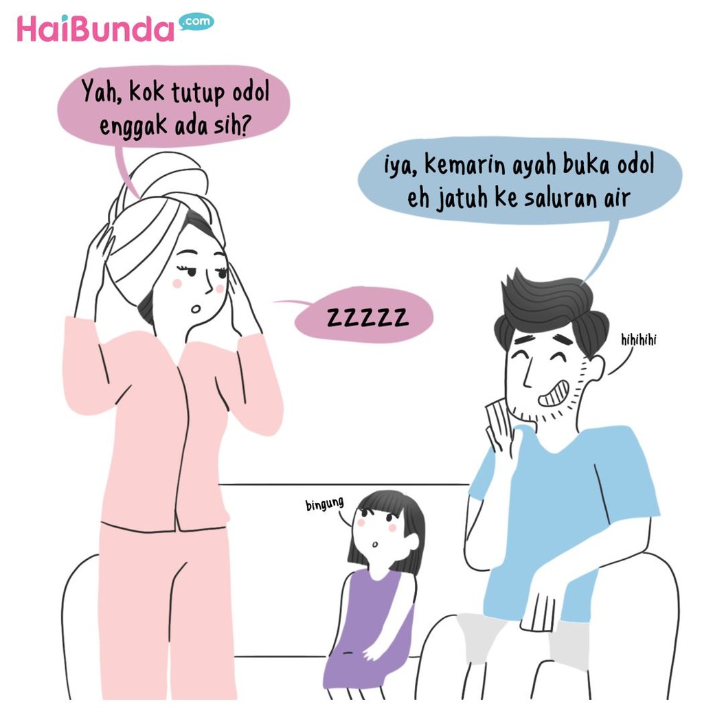 Gara-gara odol alias pasta gigi, kehebohan terjadi di rumah Bunda. Keluarga Bunda juga punya pengalaman seperti ini? Share yuk di kolom komentar.