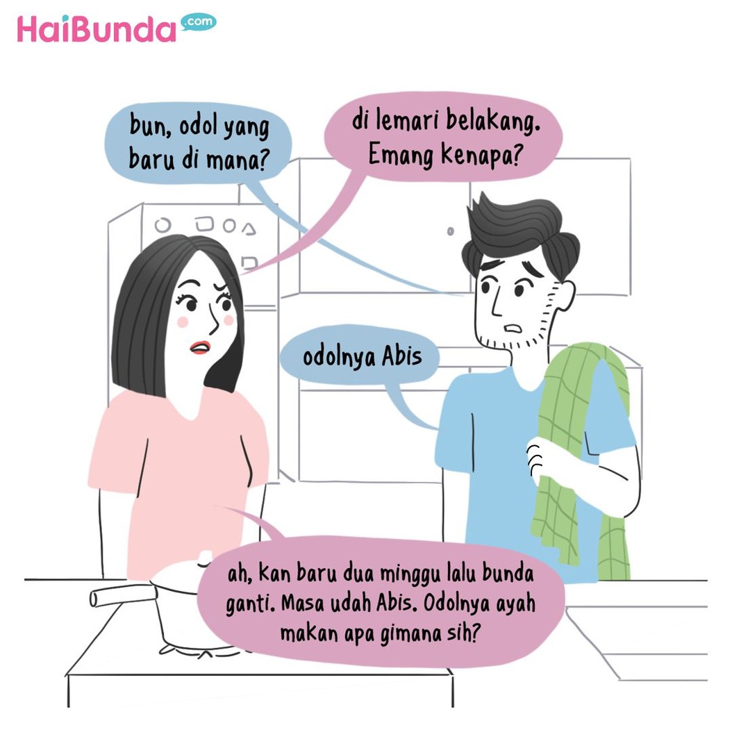Gara-gara odol alias pasta gigi, kehebohan terjadi di rumah Bunda. Keluarga Bunda juga punya pengalaman seperti ini? Share yuk di kolom komentar.