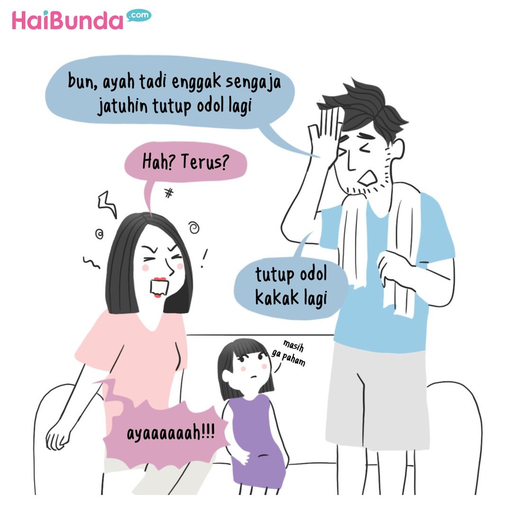 Gara-gara odol alias pasta gigi, kehebohan terjadi di rumah Bunda. Keluarga Bunda juga punya pengalaman seperti ini? Share yuk di kolom komentar.