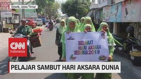VIDEO: Pelajar Sambut Hari Aksara Dunia
