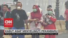 VIDEO: Kabut Asap Kembali Menyelimuti Pekanbaru