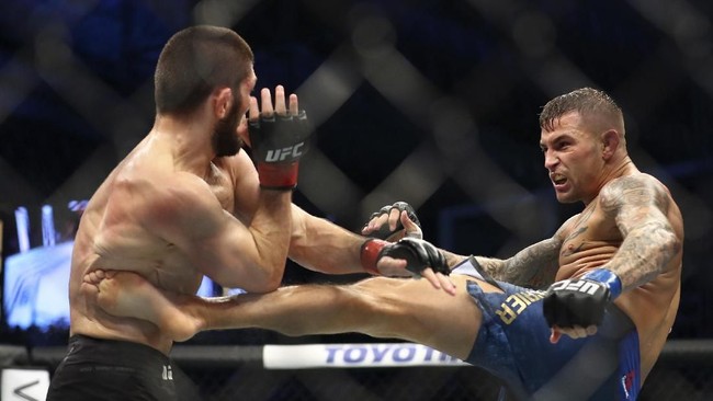 Mantan juara dunia kelas ringan Khabib Nurmagomedov menilai Dustin Poirier akan pensiun dari UFC setelah kalah dari Charles Oliveira.