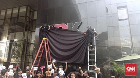 Firli Cs Terpilih, KPK Pasang Banner Hitam di Situs Resmi