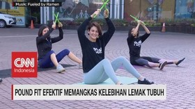 VIDEO: Yuk, Bakar Kalori dengan Pound Fit !