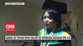 VIDEO: Gadis 26 Tahun Raih Gelar S3 Termuda dengan IPK 4.0