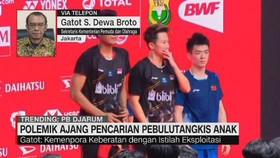 VIDEO: Gatot Soal Polemik Ajang Pencarian Pebulutangkis Anak