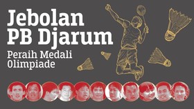 INFOGRAFIS: Jebolan PB Djarum Peraih Medali Olimpiade