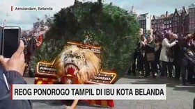 VIDEO: Reog Ponorogo Tampil di Ibu Kota Belanda
