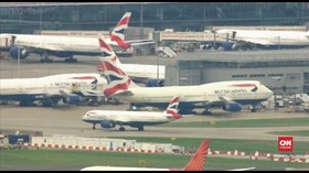 VIDEO: Pilot Mogok, British Airways Batalkan Penerbangan