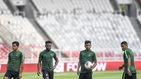 FOTO: Persiapan Akhir Jelang Indonesia vs Thailand