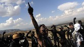 FOTO: Perayaan 'Konflik' Dua Kampung di Spanyol Ada banyak festival di Spanyol, tapi festival Cascamorras terbilang yang paling