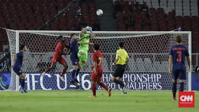 Andritany Ardhiyasa dan Simon McMenemy mendapat sorakan negatif dalam laga Indonesia lawan Thailand di SUGBK, Selasa (10/9).
