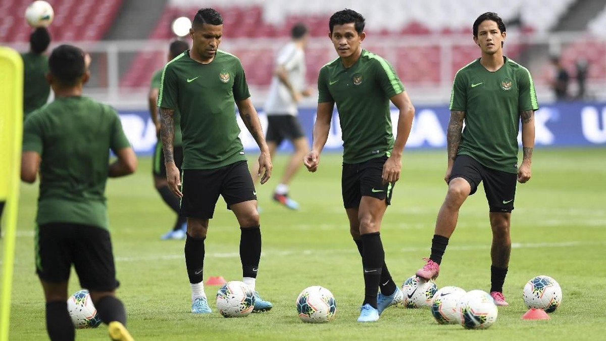 FOTO: Persiapan Akhir Jelang Indonesia vs Thailand