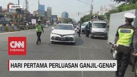 VIDEO: Hari Pertama Perluasan Ganjil Genap