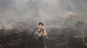 Titik Api di Sumsel 667, Kualitas Udara Makin Buruk