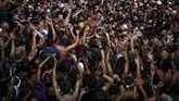 FOTO: Perayaan 'Konflik' Dua Kampung di Spanyol Ada banyak festival di Spanyol, tapi festival Cascamorras terbilang yang paling