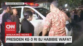 VIDEO: Jenazah BJ Habibie Tiba di Rumah Duka