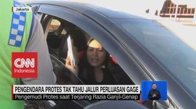 VIDEO: Pengendara Protes Tak Tahu Jalur Ganjil Genap