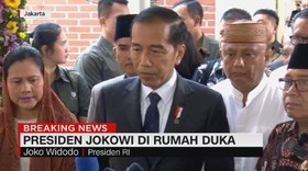 VIDEO: Jokowi Tiba di Rumah Duka BJ Habibie