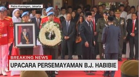 VIDEO: Upacara Persemayaman Jenazah B.J. Habibie
