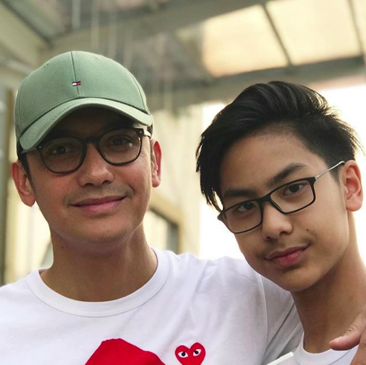 Keduanya seperti kakak adik, bahkan ada yang bilang seperti anak kembar. (Foto: Instagram @gunawan_sudrajat_real)