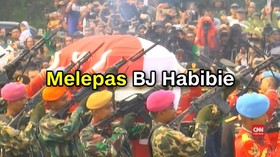 VIDEO: Melepas BJ Habibie ke Peristirahatan Terakhir